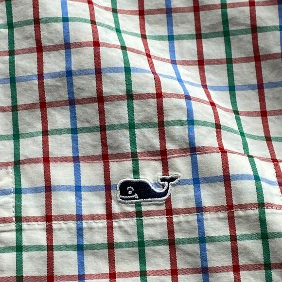 Vineyard Vines Shirt Men's M Multicolor Plaid Tucker Button-Down Preppy Classic‎ - Picture 2 of 14